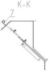 帶拉繩位移傳感器的輥壓機雙閘板調節(jié)進料裝置
