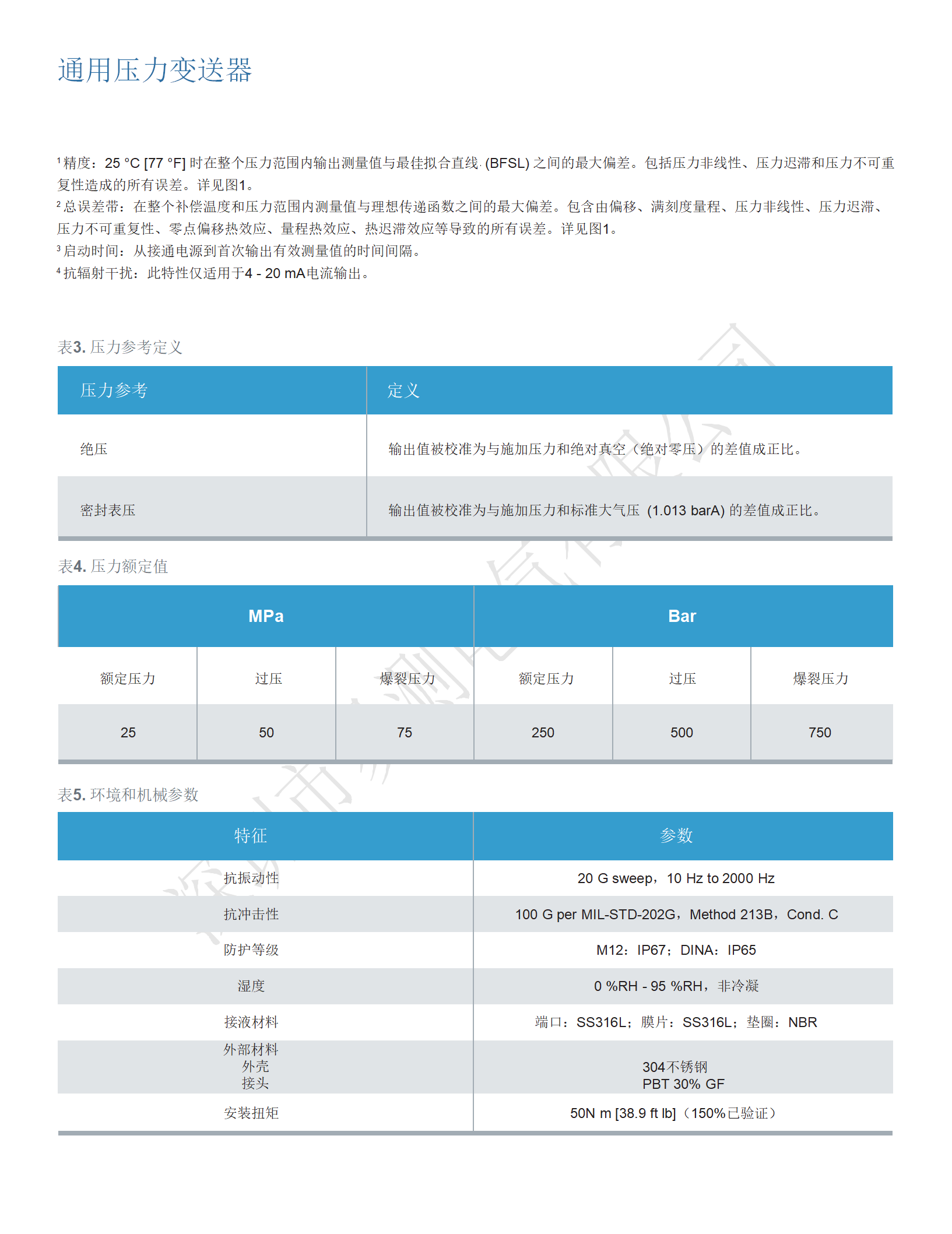 Honeywell霍尼韋爾壓力傳感器GPT系列25Mbar